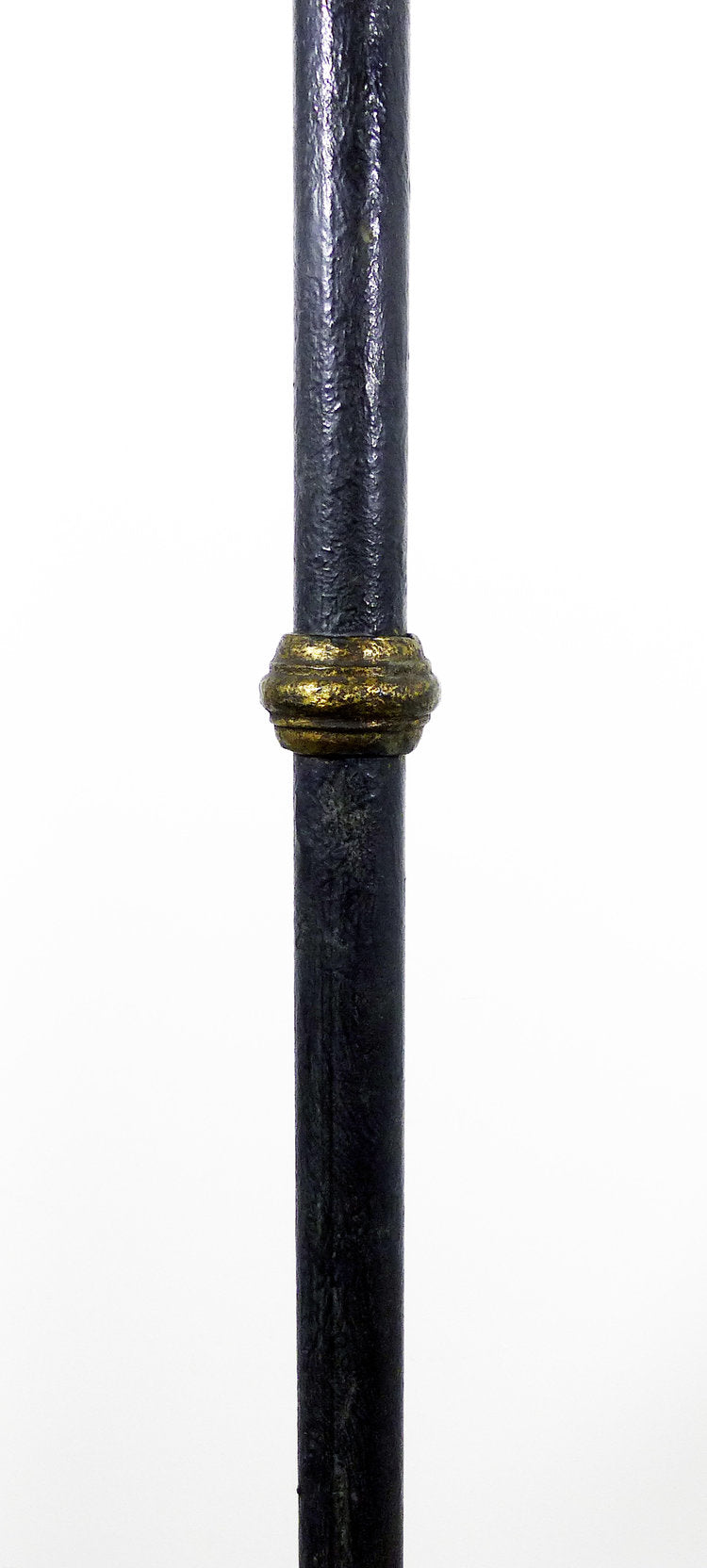 TRIPOD PATINATED IRON FLOOR LAMP BASE 1940