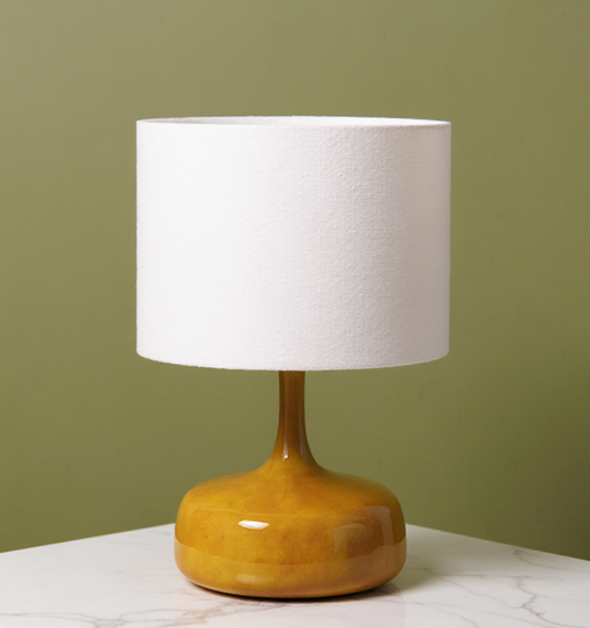 Lampe en céramique émaillée signée Ruelland, modèle circa 1960
