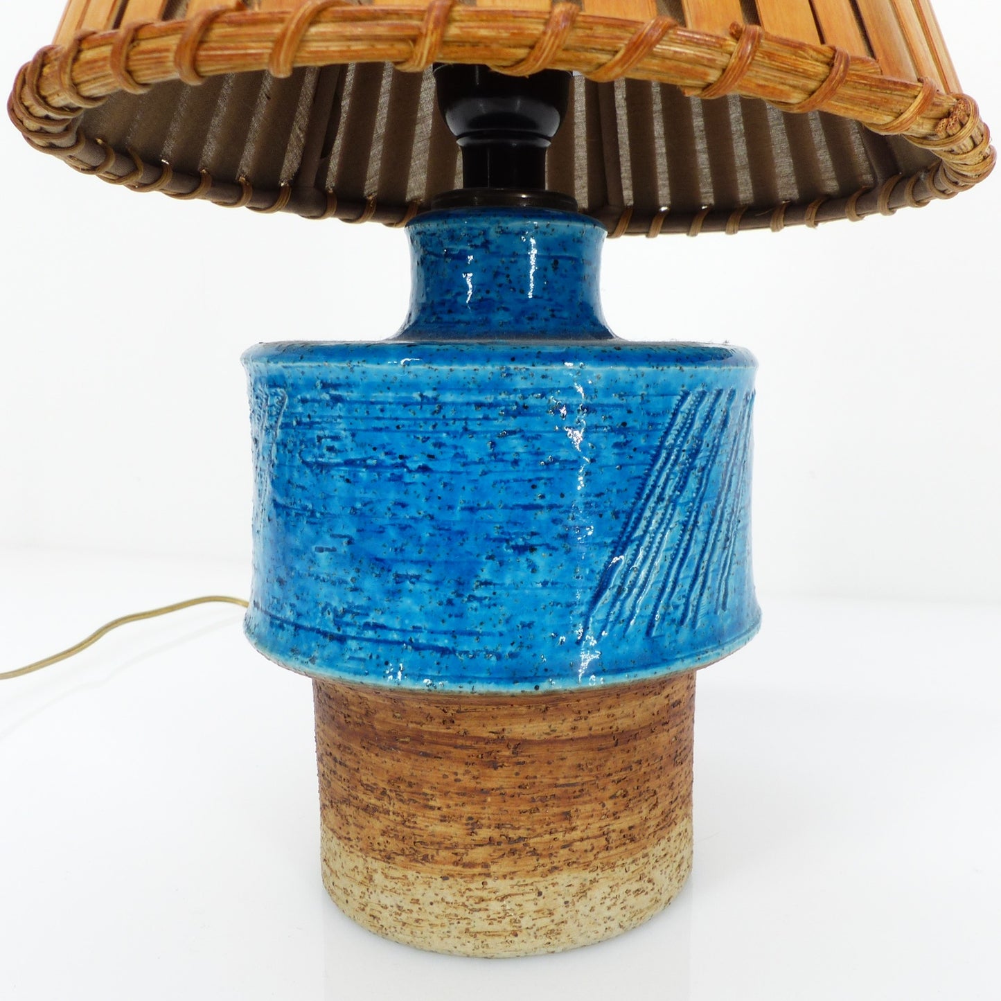 Lampe de bureau ou de chevet en céramique scandinave, Inger Persson pour la manufacture suédoise Rörstrand 1960