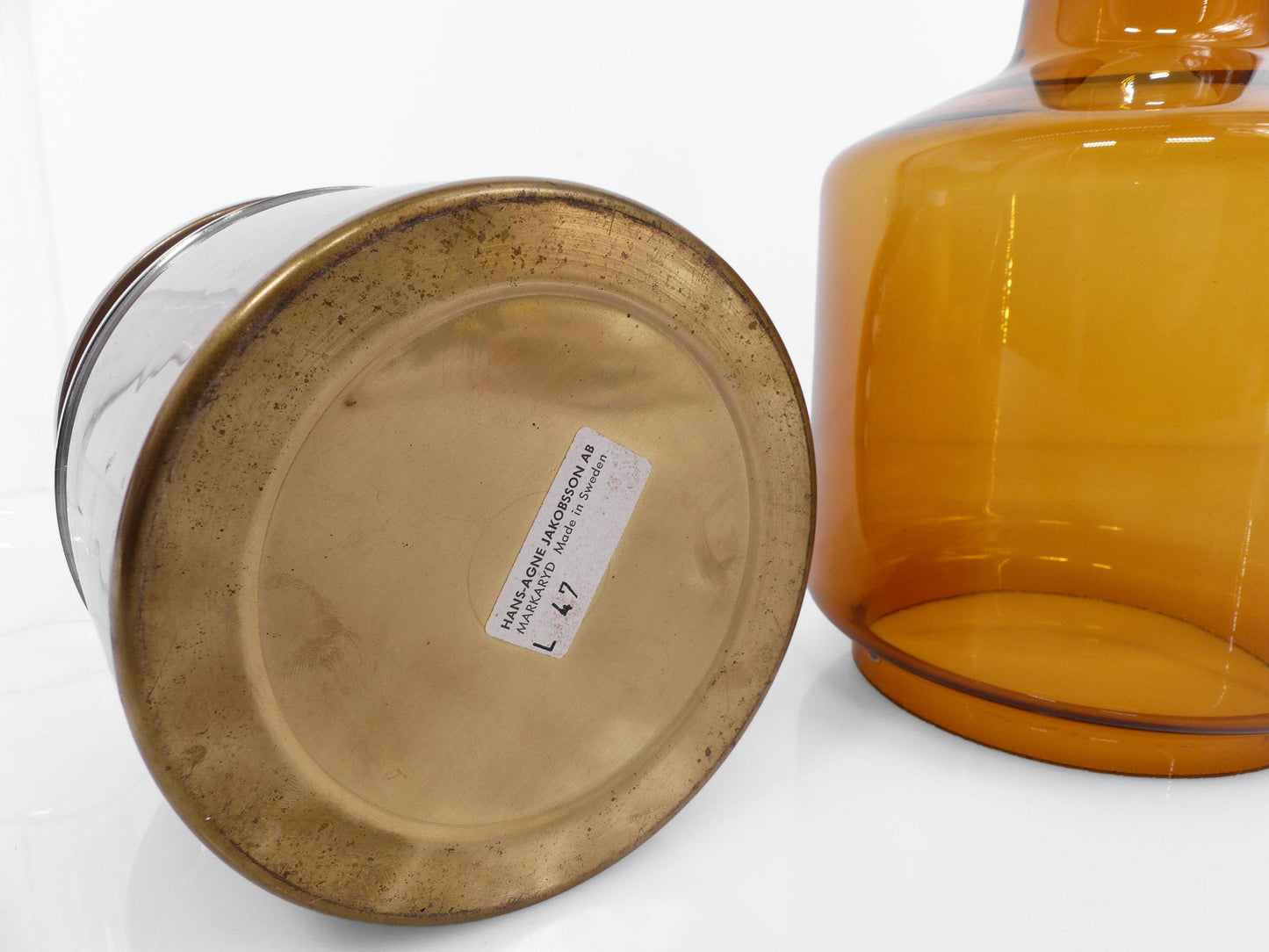 L47 oil lamp by Hans-Agne Jakobsson for Markaryd AB, Sweden, 1960s