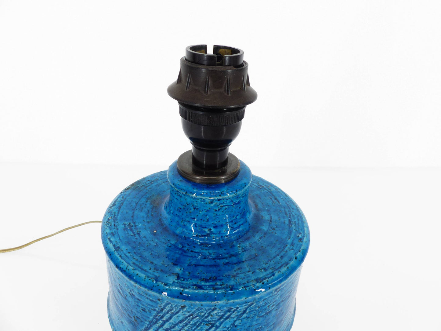 Lampe scandinave en grès bleu par Inger Persson pour Rörstrand, Suède 1960