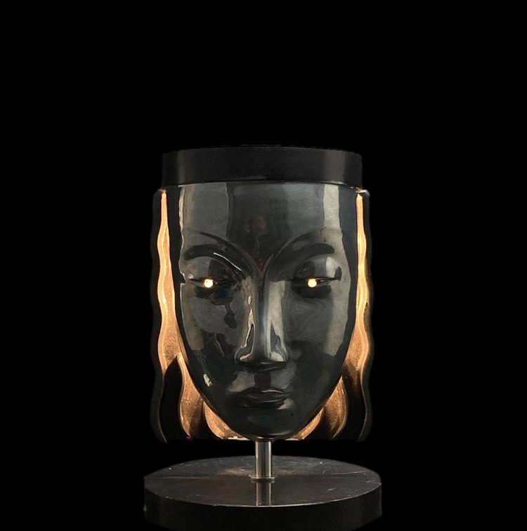 LAMPE VEILLEUSE DE STYLE ART DECO SARSAPARILLA