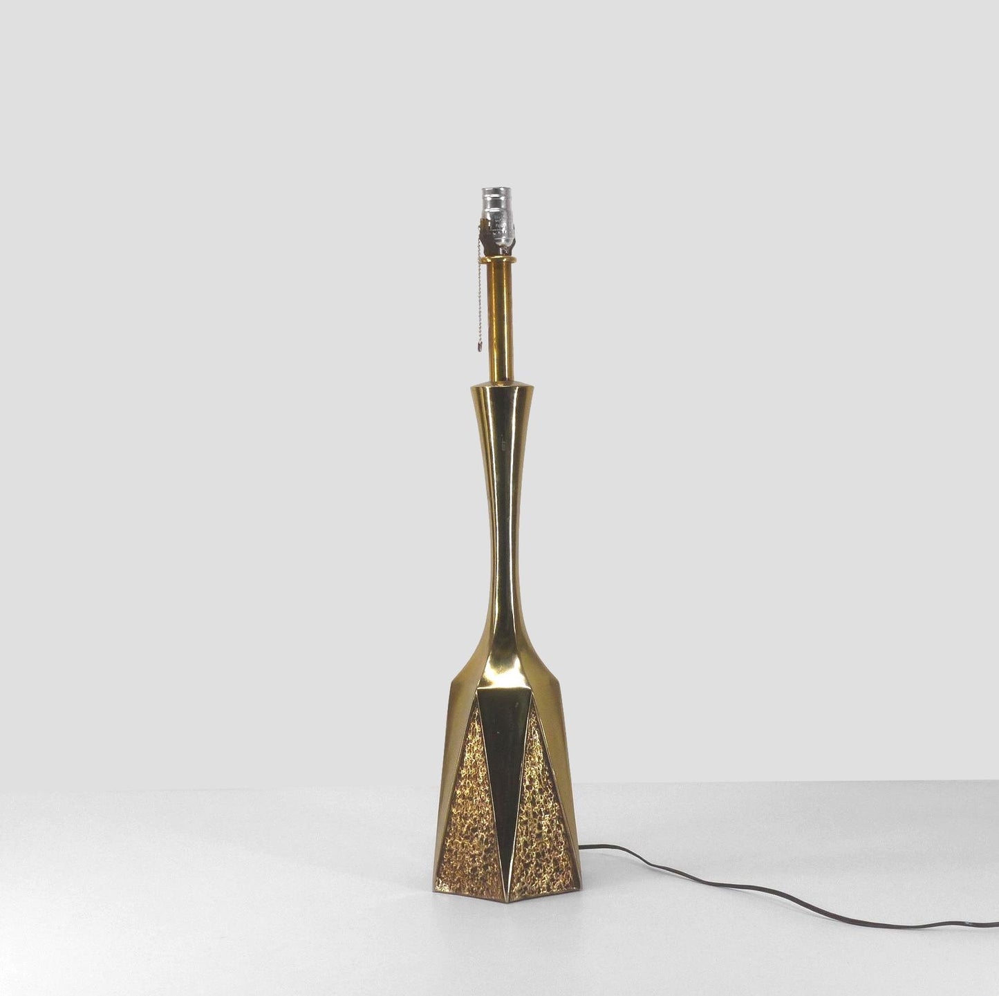 MAISON LAUREL XXL AMERICAN BRUTALIST LAMP STAND 1960