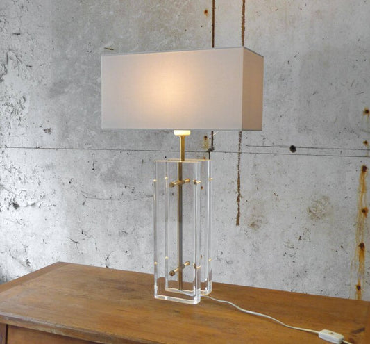 LAMPE PLEXIGLASS VINTAGE