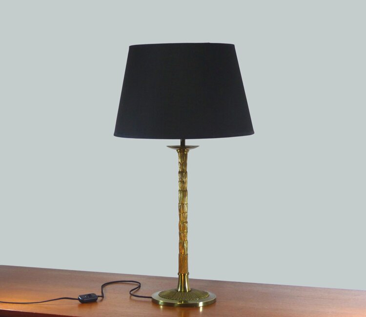  Table lamp from Maison Bagues in gilded bronze, dating back to 1950