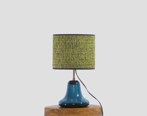 CLAUDE MORIN TABLE LAMP IN BLOWN GLASS 1978