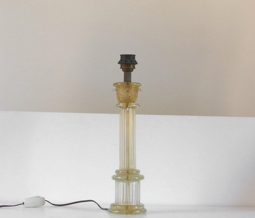 MURANO COLUMN LAMP BASE 1960