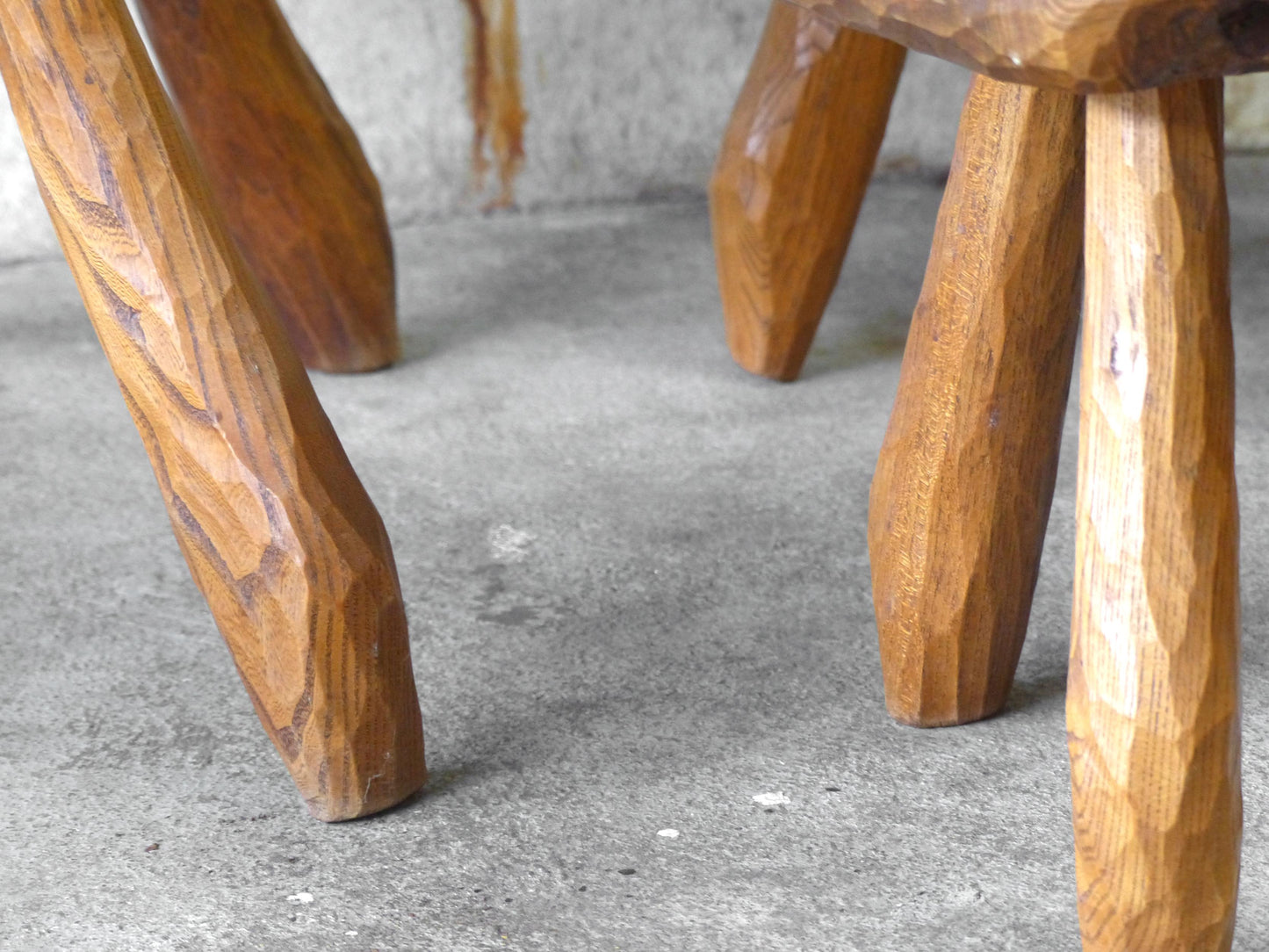 Set of table and stools in the Alexandre Noll style 1950