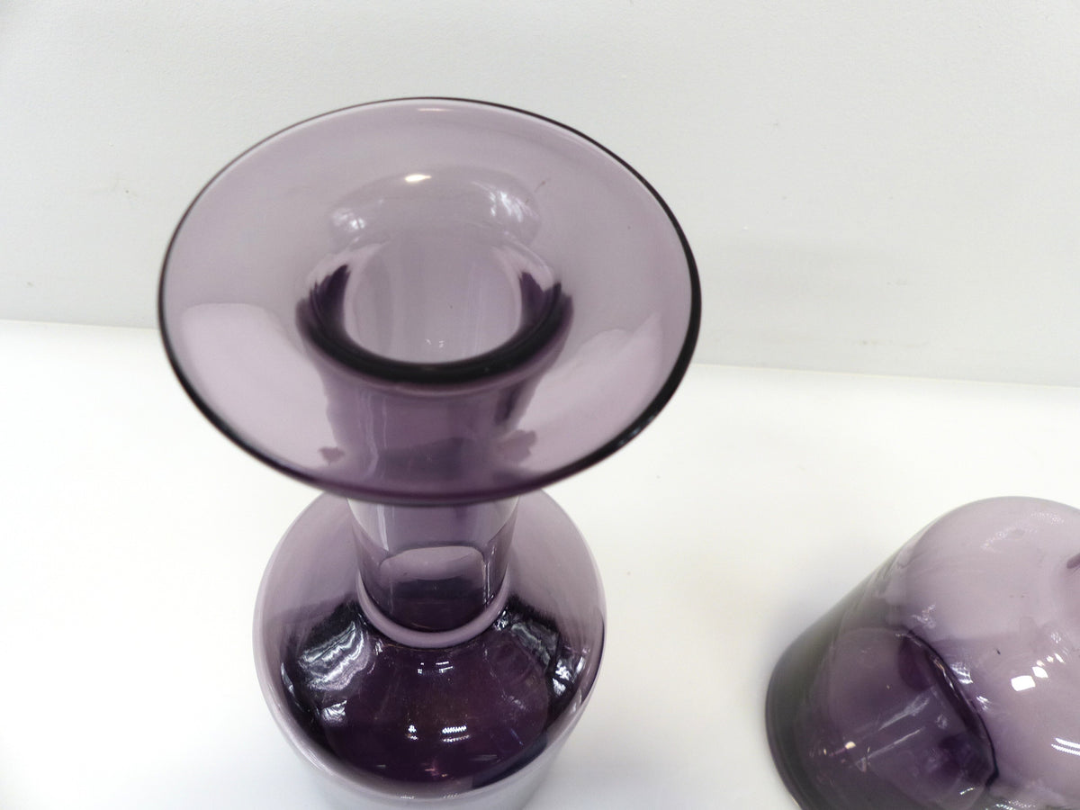 Set of three gulvvase vases by otto brauer for holmegaard – denmark, 1960s