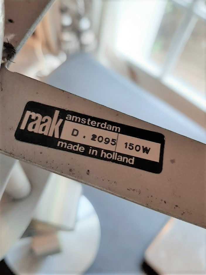 Lampe space age Raak 1970