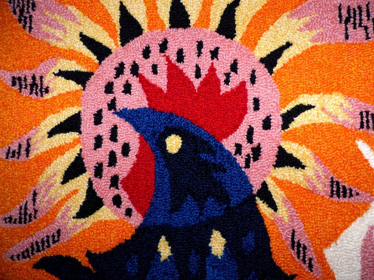 TAPISSERIE AU COQ MICHELLE RAY
