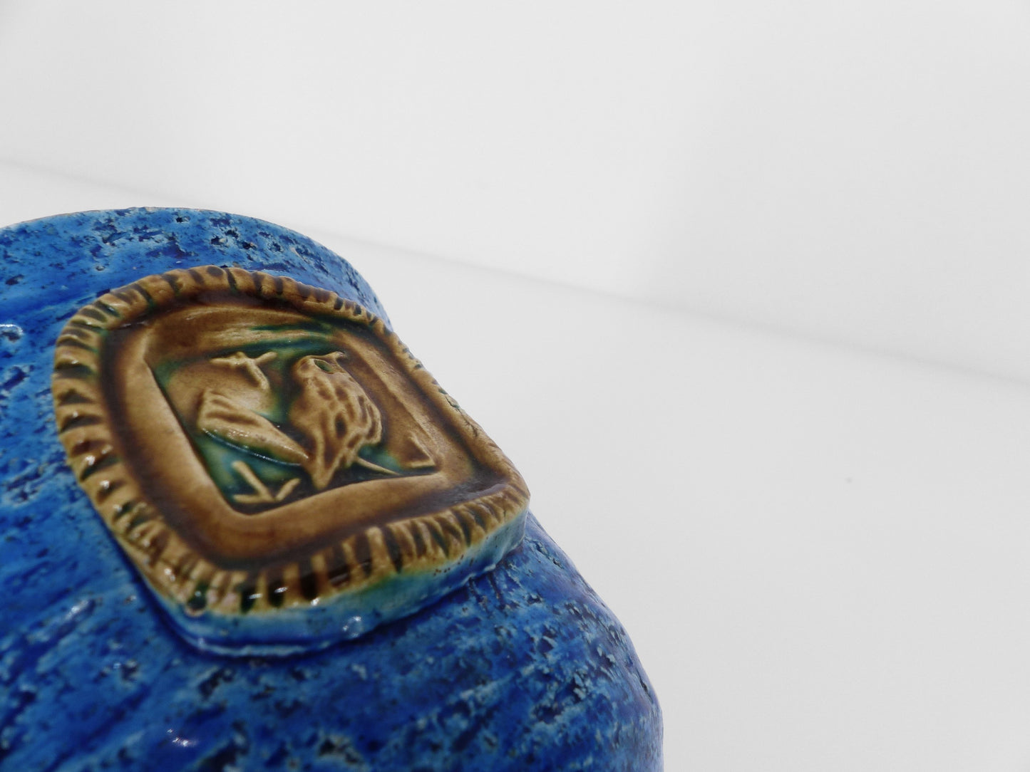 Vase mug en céramique Rimini Blu par Aldo Londi pour Bitossi Italie 1970