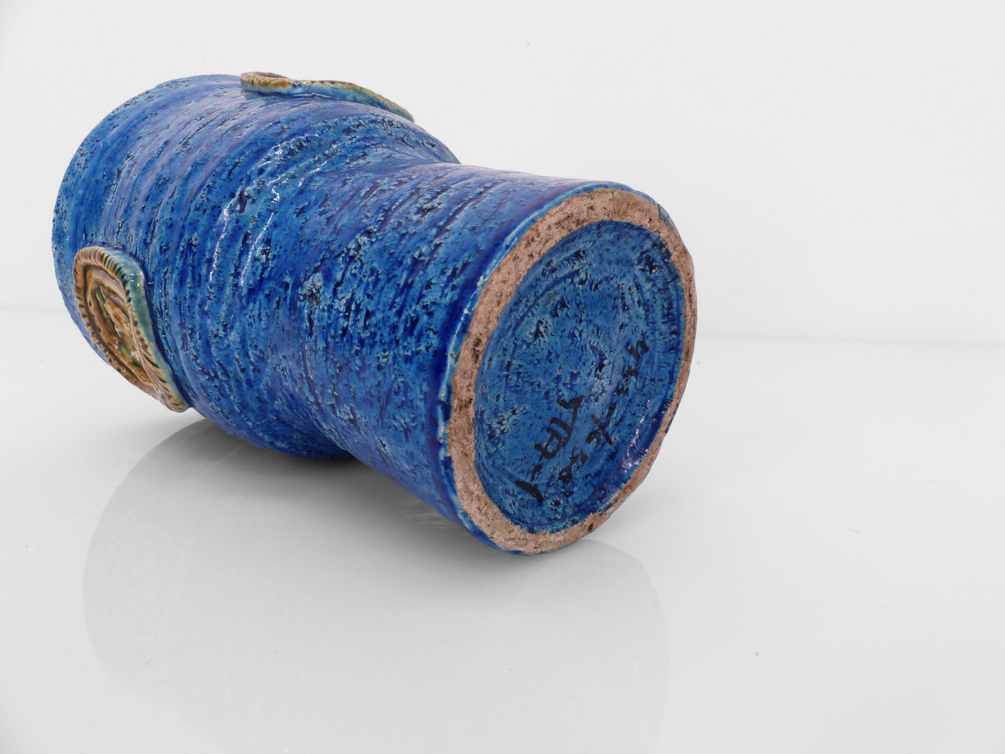 Vase mug en céramique Rimini Blu par Aldo Londi pour Bitossi Italie 1970