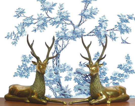 Brass Deer Couple