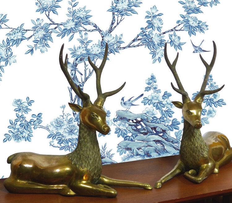 Brass Deer Couple